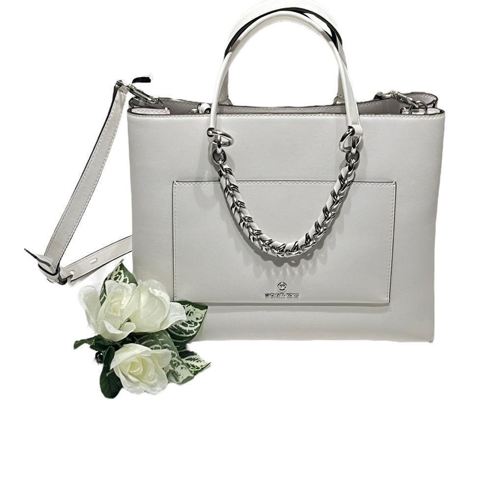 NWT Michael Kors Cece Ribbon Chain Satchel